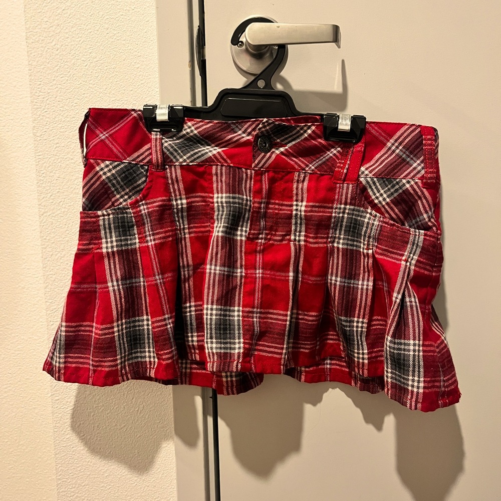 Plaid Miniskirt